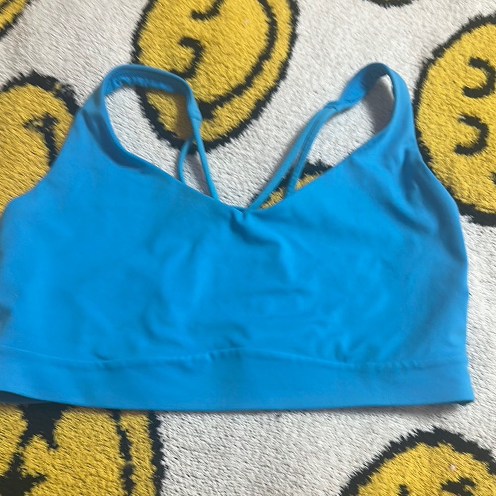 Blue Sports Bra